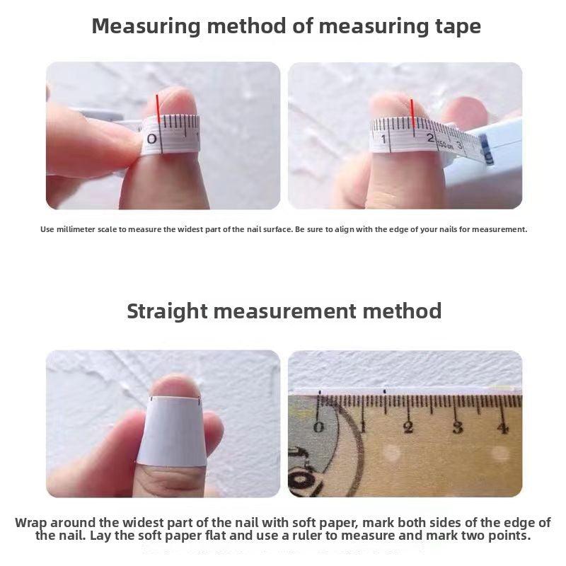 1043- Handmade press on nails fake nails removable Handmade Drawing Nails